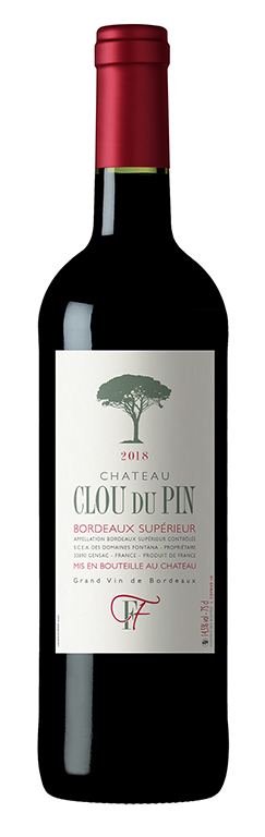 bouteille du Château Clou du Pin Bordeaux Supérieur Rouge